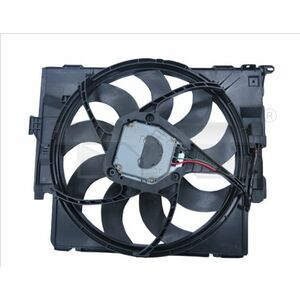 Ventilator radiator (cu carcasa) potrivit BMW 1 (F20), 1 (F21), 2 (F22, F87), 2 (F23), 3 (F30, F80), 3 (F31), 3 GRAN TURISMO (F34), 4 (F32, F82), 4 (F33, F83) 1.5-3.0H 11.11- imagine