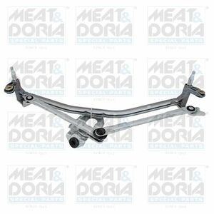 Mecanism stergator parbriz Fata potrivit VW POLO 10.01-11.09 imagine