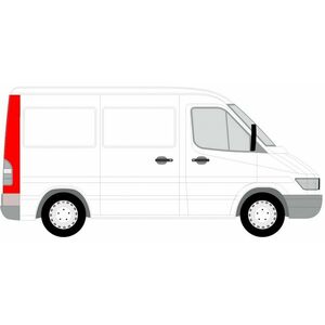 Panou reparatie spate dreapta inalt MERCEDES SPRINTER 2-T 901, 902, SPRINTER 3-T 903, SPRINTER 4-T 904 intre 1995-2006 imagine