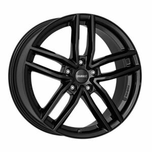 Janta aliaj Alfa Romeo, Audi, BMW, Fiat, Mercedes, Opel, Seat, Skoda, VW DEZENT TR Black 7.50x18 5x112mm ET 38mm Gaura centrala 70.1mm imagine